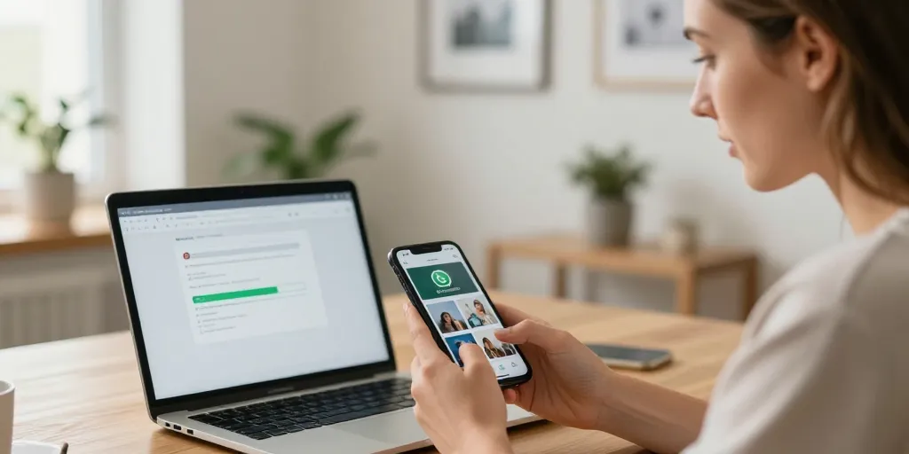 transfert photo whatsapp vers pc